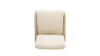 Arizona 25.5" Solid Ash Wood Upholstered Counter Stool with Rope Detail, Crème de la Crème White 5