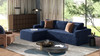Brenley 110.5" LAF Sofa-in-a-Box Sectional Sofa, Twilight Navy Blue 3