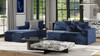 Brenley 110.5" LAF Sofa-in-a-Box Sectional Sofa, Twilight Navy Blue 10