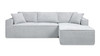 Brenley 110.5" RAF Sofa-in-a-Box Sectional Sofa, Ash Gray 1