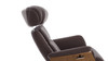 Jovan 31.5" Mid-Century Modern Genuine Leather Recliner Lounge Chair, Cacao Espresso Brown 10