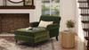 Alana Lawson Tight Back Chaise Lounge Chair, Olive Green 4