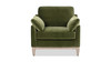 Pasadena 36" Wide Modern Farmhouse Accent Arm Chair, Olive Green 4