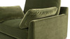 Pasadena 36" Wide Modern Farmhouse Accent Arm Chair, Olive Green 10