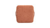 Clyde 14" Tapered Square Upholstered Ottoman, Spice Orange 6
