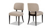Harriet Split Back Upholstered Dining Side Chair, Set of 2, Merino Gray 1