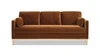 Knox 84" Modern Farmhouse Sofa, Burnt Orange 1