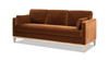 Knox 84" Modern Farmhouse Sofa, Burnt Orange 3