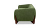 Alpine 90.5" Sherpa Sofa, Moss Green Fleeced Teddy 8