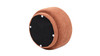 Fuji 15" Mushroom Footstool Ottoman, Spice Orange Fleeced Teddy 13