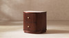 Valentine 24" 2-Drawer Storage Side Table, Dark Walnut 2
