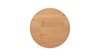 Kenzie 19.5" Fluted Pillar Round Accent Side Table, Light Natural Brown 5