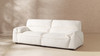 Sorrento 90.5" Modular 2-Piece Sofa, Crème Off-White 2