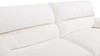 Sorrento 90.5" Modular 2-Piece Sofa, Crème Off-White 11