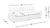 Sorrento 90.5" Modular 2-Piece Sofa, Crème Off-White 12