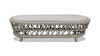 Everly 43.5" Oval Woven Patio Coffee Table, Light Beige 1