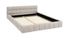 Auburn Low Profile Upholstered Queen Platform Bed, Chenille Beige