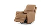 Dublin 30" Swivel Power Recliner Arm Chair, Saddle Brown