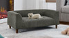 Denton 39.5" Upholstered Pet Sofa for Small & Medium Dogs, Linen Dark Gray
