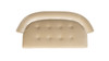 Jared Roll Arm Tufted Bench Settee, Fawn Brown Performance Velvet
