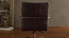 Westvale Top Grain Leather Executive Office Chair, Slate