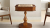 Armitage 28" 2-Drawer Cherry 3-in-1 Game Table with Reversible Chess, Checkers & Backgammon Top