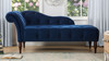 Samuel Tufted Chaise Lounge, Right Arm Facing, Navy Blue 2