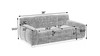 Huxley 38" Linen Upholstered Dog Sofa for Medium & Large Dogs, Gray