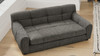 Huxley 38" Linen Upholstered Dog Sofa for Medium & Large Dogs, Gray