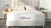 NapQueen 10" Medium Firm Charcoal Memory Foam Mattress with Silky Mesh Cover, King