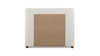 Brooklyn Queen Tufted Panel Bed Headboard and Footboard Set, Antique White 16