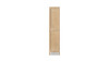 Arden 83" Tall Solid Reclaimed Pine Lattice 2-Door Bookcase Storage Cabinet, Heritage Light Natural Brown