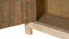 Rowan 91" Reclaimed Pine 4-Door Crossbar Sideboard Cabinet, Heritage Light Natural Brown
