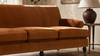 Alana 88" Lawson Three-Cushion Tight Back Sofa, Burnt Orange