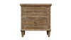 Bridger 27" Rustic Wood Two-Drawer Nightstand with Felt-Lined Top Drawer