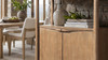 Nolan 86" Reclaimed Pine Wood Bookcase with Lower Cabinet, Antique Natural