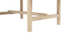 Milo 85" 8-Seat Oval Reclaimed Pine Wood Dining Table, Light Natural Cerused