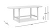 Milo 85" 8-Seat Oval Reclaimed Pine Wood Dining Table, Light Natural Cerused