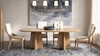 Lennox High-Back Upholstered Reclaimed Pine Wood Dining Chair, Set of 2, Soft Flax Light Beige Chenille
