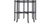 Foundry 24" Square Reclaimed Wood & Iron Side Table, Antique Natural Brown