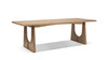 Carmel 94" Reclaimed Pine Wood 8-Seater Dining Table, Antique Natural Brown