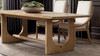 Turnkey 94" Reclaimed Pine Wood 8-Seater Dining Table, Antique Natural Brown
