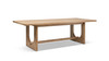 Turnkey 94" Reclaimed Pine Wood 8-Seater Dining Table, Antique Natural Brown