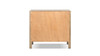 Nolan 38" 2-Door Reclaimed Pine Wood Accent Cabinet, Antique Natural Brown