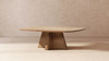 Clarence 49" Reclaimed Pine Wood Solid Wood Coffee Table, Antique Natural Brown
