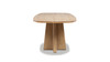 Clarence 95" Reclaimed Pine Wood 8-Seater Dining Table, Antique Natural Brown