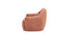 Louie 30.5" Modern Dog Sofa Bed with Bone Pillow, Medium, Spice Orange