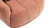 Louie 30.5" Modern Dog Sofa Bed with Bone Pillow, Medium, Spice Orange