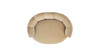 Clara 34.5" Scalloped Pet Sofa Bed, Medium, Fawn Brown