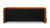 Alpine Puffy Modern Platform Bed, King, Burnt Orange
